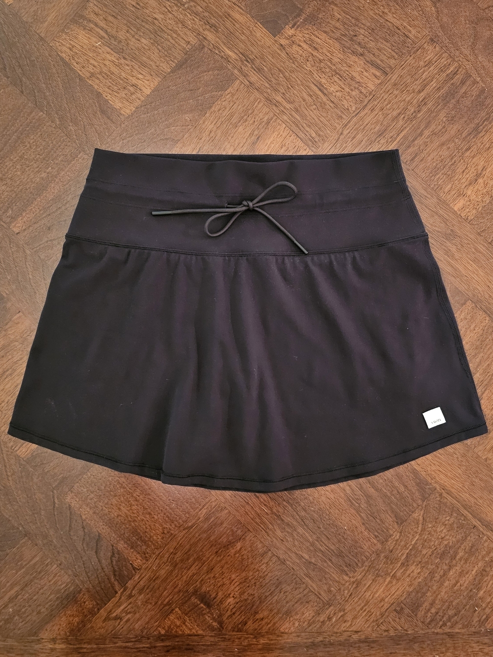 Vuori Daily Skirt Black Athletic Tennis Golf Skort Running Workout Size S Small